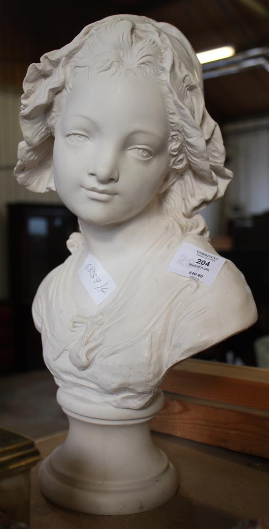 Bust of a girl